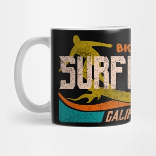 Big wave Surfing California Mug